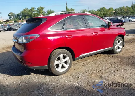 2010 Lexus Rx 350 from USA, damaged, VIN 2T2BK1BA8AC079290